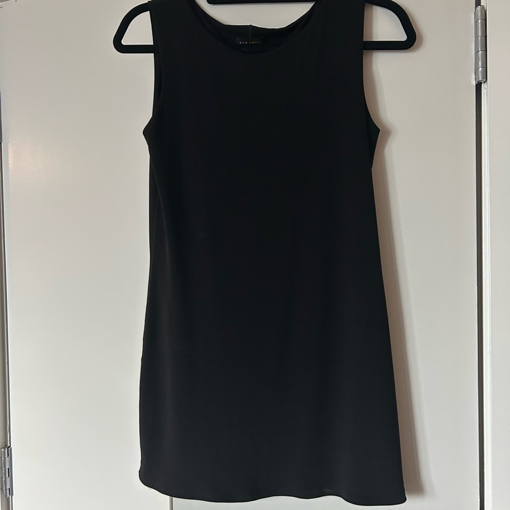 Black Sleeveless Mini Dress